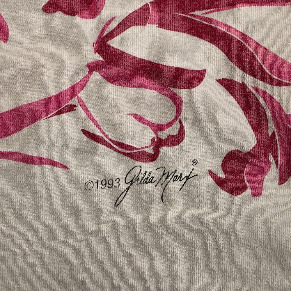 Gilda Marx Colorful Abstract Graphic T-Shirt One Size Vintage 1993 - Picture 11 of 15